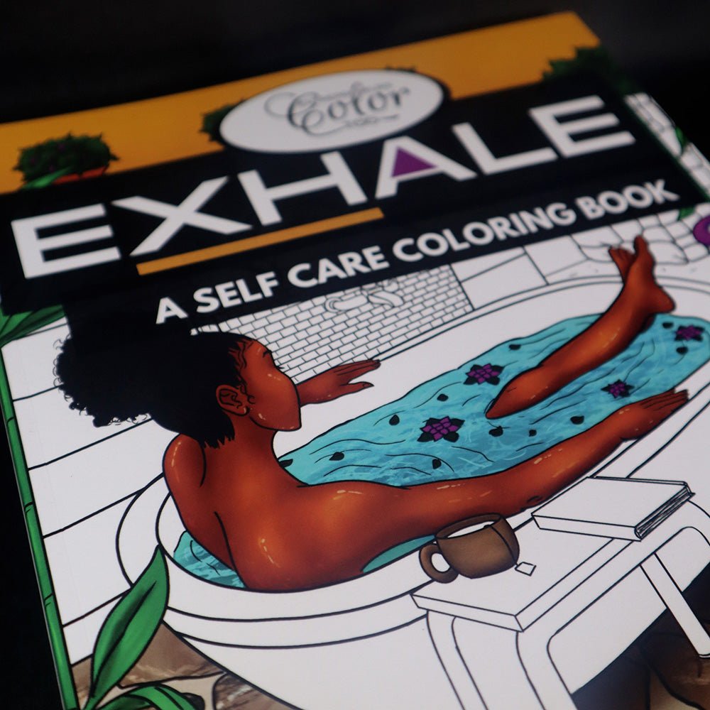Exhale Sis: A Self-Care Coloring Book Kit Arts & Crafts – Rare7ven
